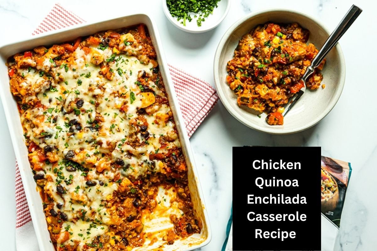 Chicken Quinoa Enchilada Casserole Recipe