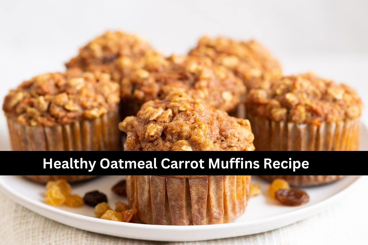 Healthy Oatmeal Carrot Muffins Recipe