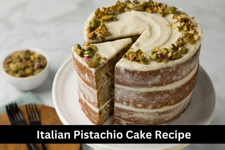 Italian Pistachio Cake Recipe
