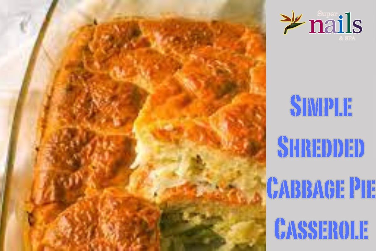 Simple Shredded Cabbage Pie Casserole