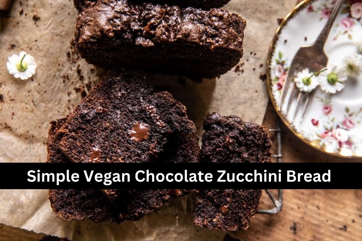 Simple Vegan Chocolate Zucchini Bread